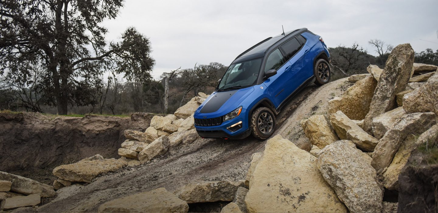 2018 Jeep Compass Trailhawk 4x4 Blue Exterior Off-Road