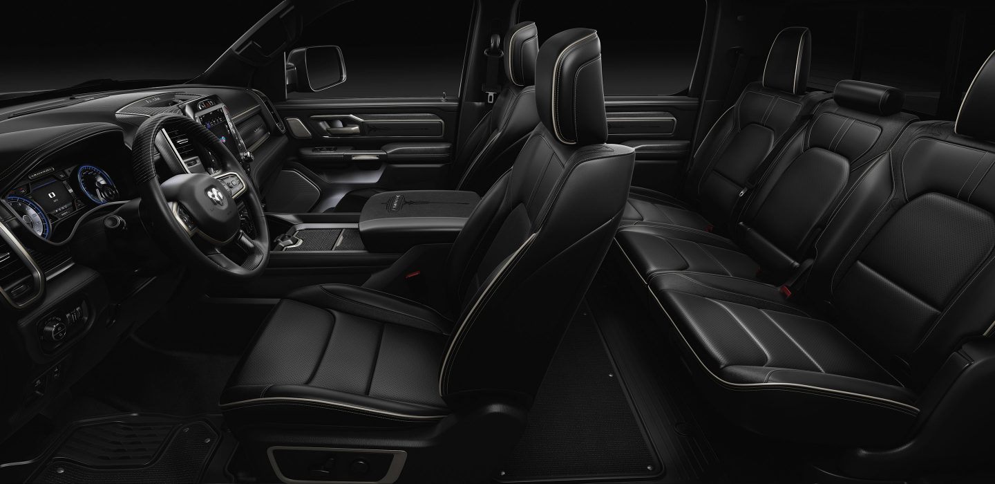 2019 Ram 1500 Black Leather Interior